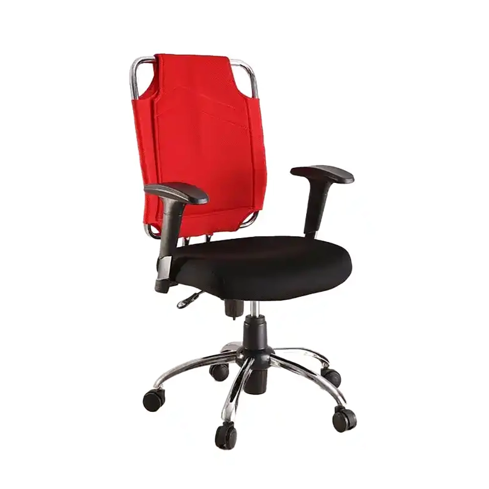Staff office chair J608B صندلی اداری جوان کارمندی جوانJ608B براکت دار پنج پر K دسته تنظیمی